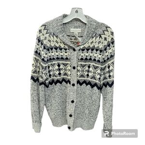 Vintage Evan Picone Silk Mix Cardigan Sweater Size XL